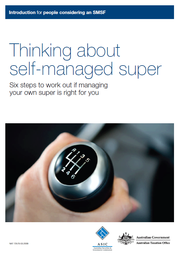Thinking about self managed super fund